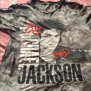 Michael Jackson Bad Concert T-shirt unisex